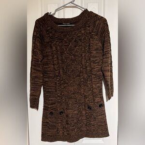 🌸🌸 5 for $15🌸🌸 Carol Rose brown sweater dress